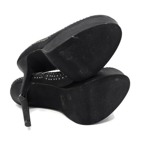 SM New York disco diamond stud platforms size 10 - Picture 7 of 9